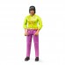 Bruder фигурка женщины в фиолетовых джинсах и рубашке 60-403