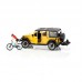 Jeep Wrangler Rubicon Unlimited, с горным велосипедом Bruder и фигуркой человека