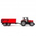 Красный трактор c прицепом Massey Ferguson 7480 BRUDER